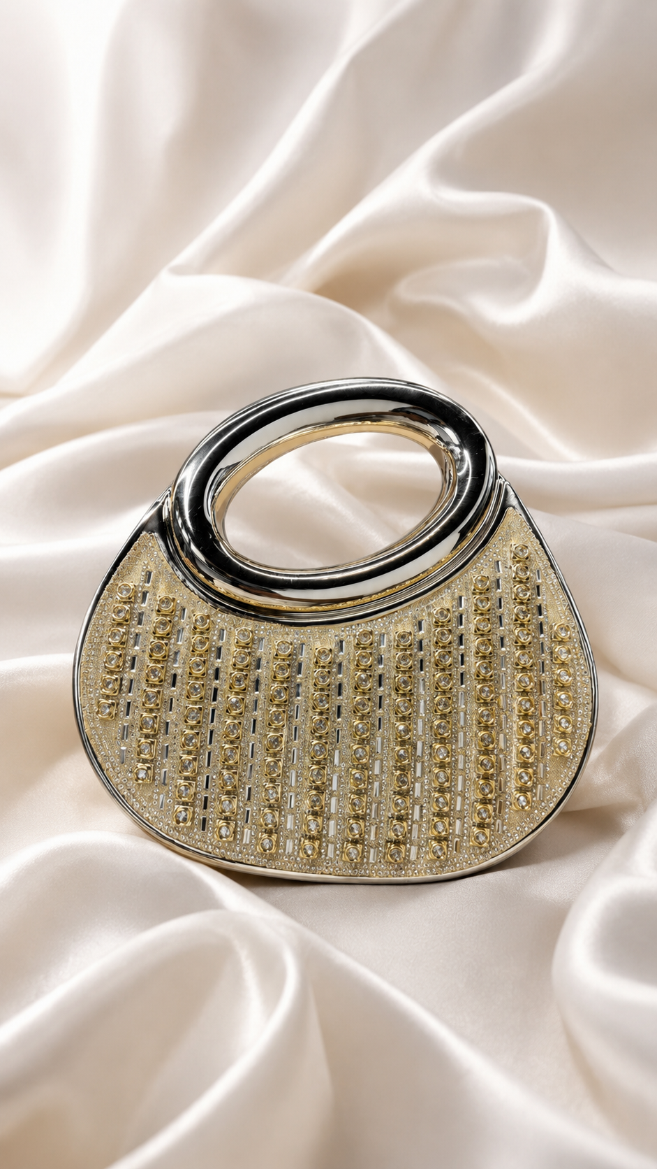 Women's Luxury Crystal Rhinestone Evening Clutch Bag