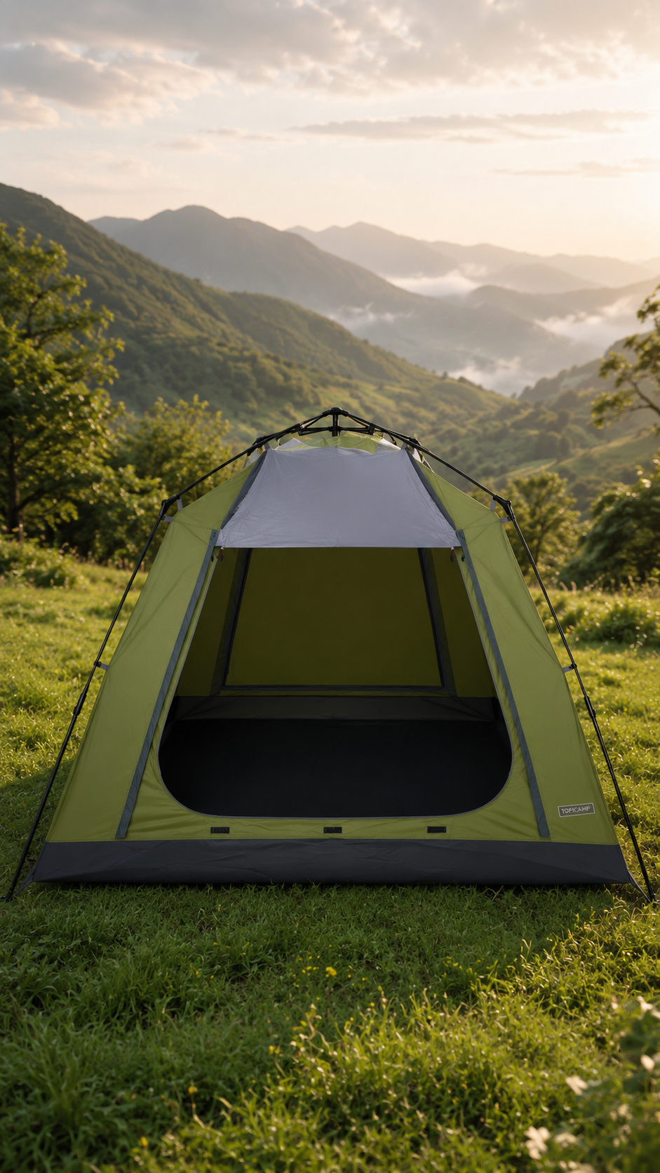 4-Person Family Camping Tent