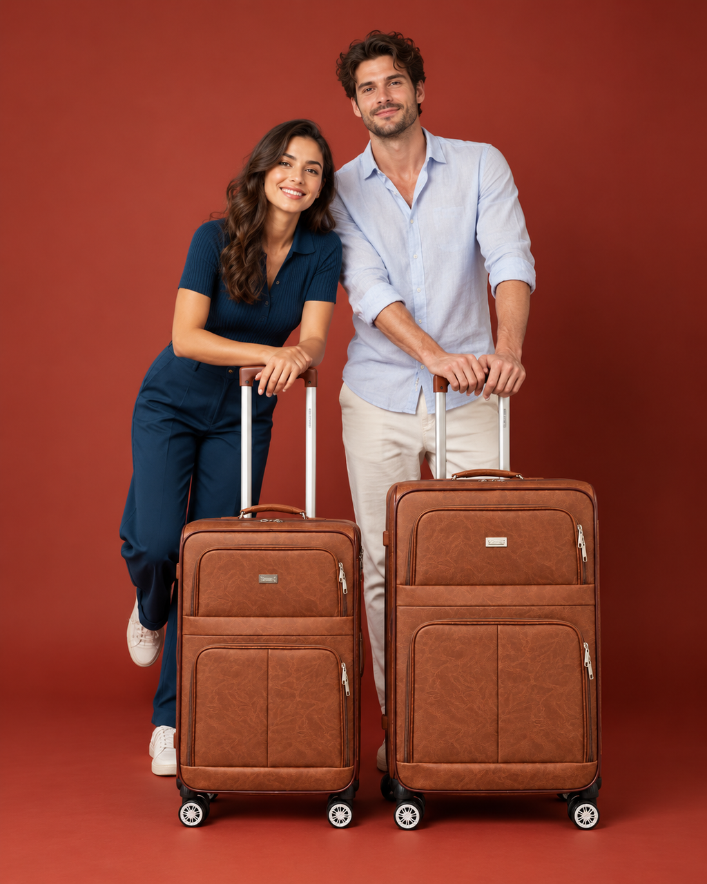 Leather  Luggage Set