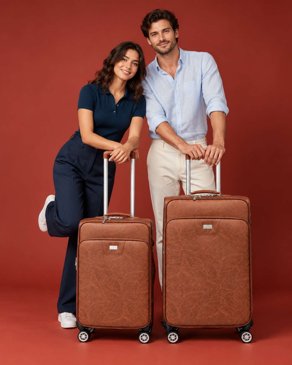 Leather  Luggage Set