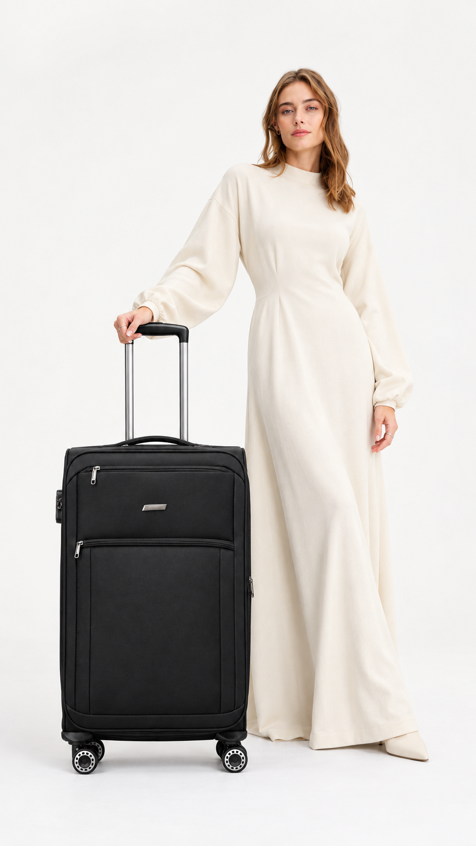 3Pcs Soft Luggage Set