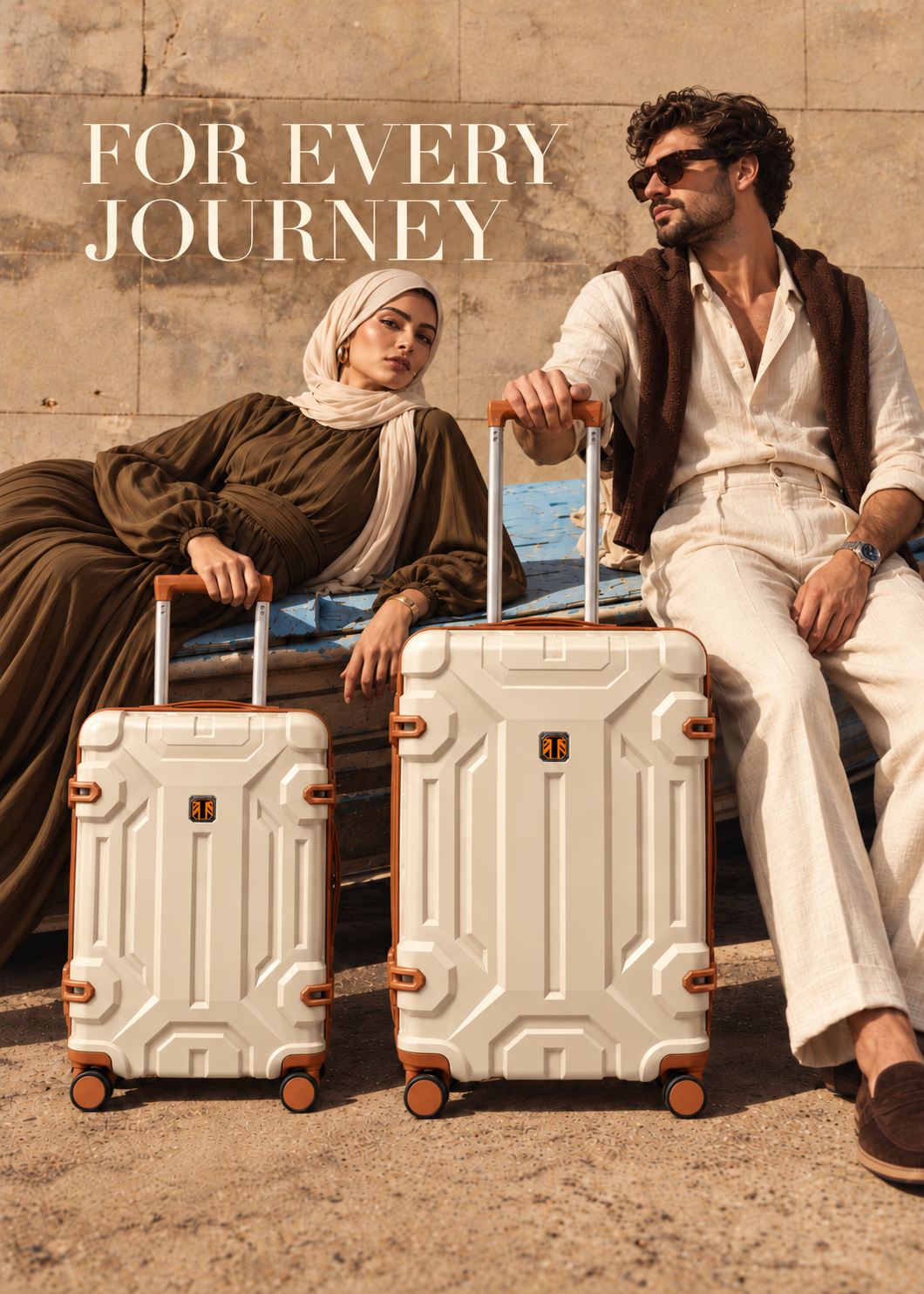 Polypropylene Hard Shell Trolley Suitcase