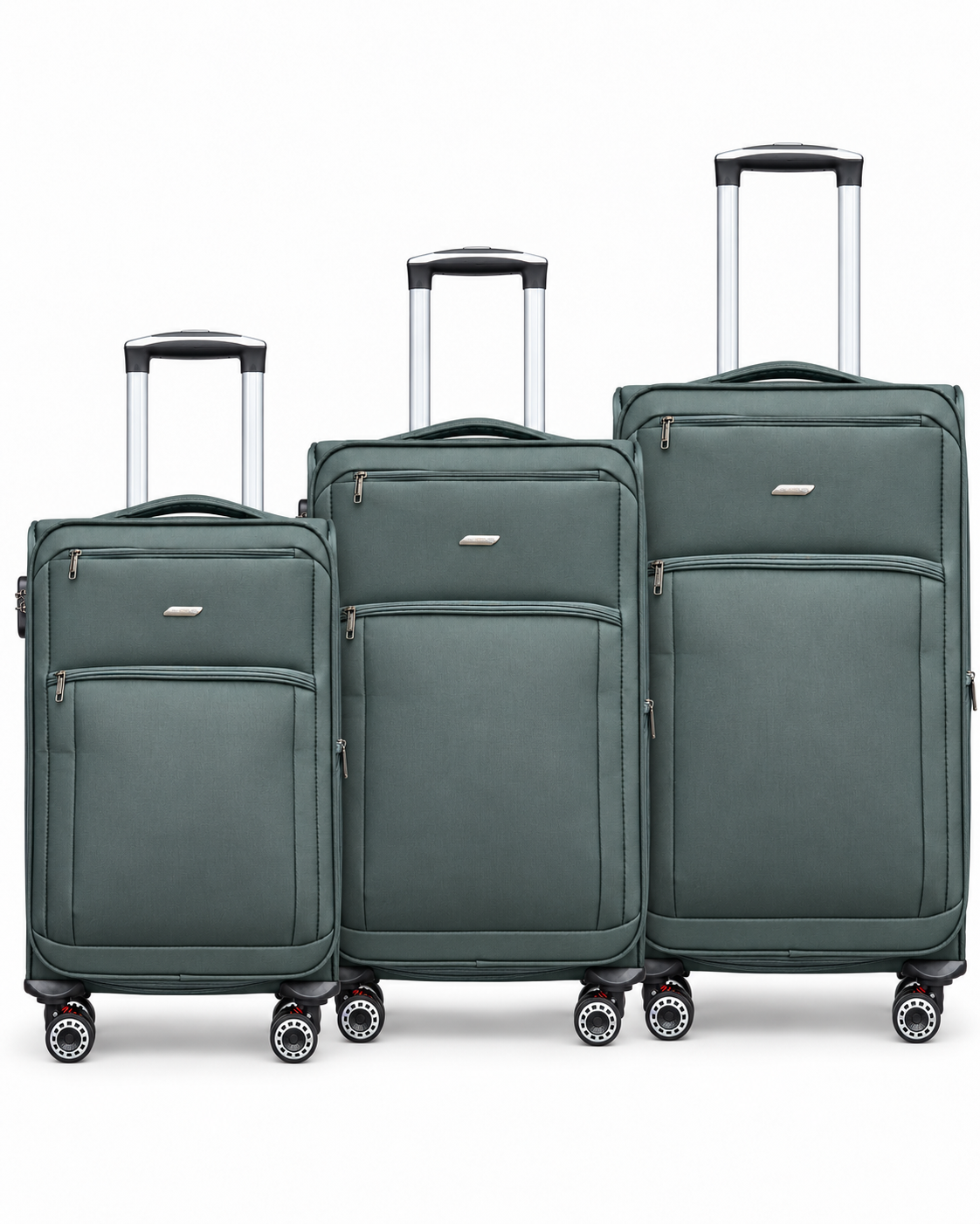 3Pcs Soft Luggage Set