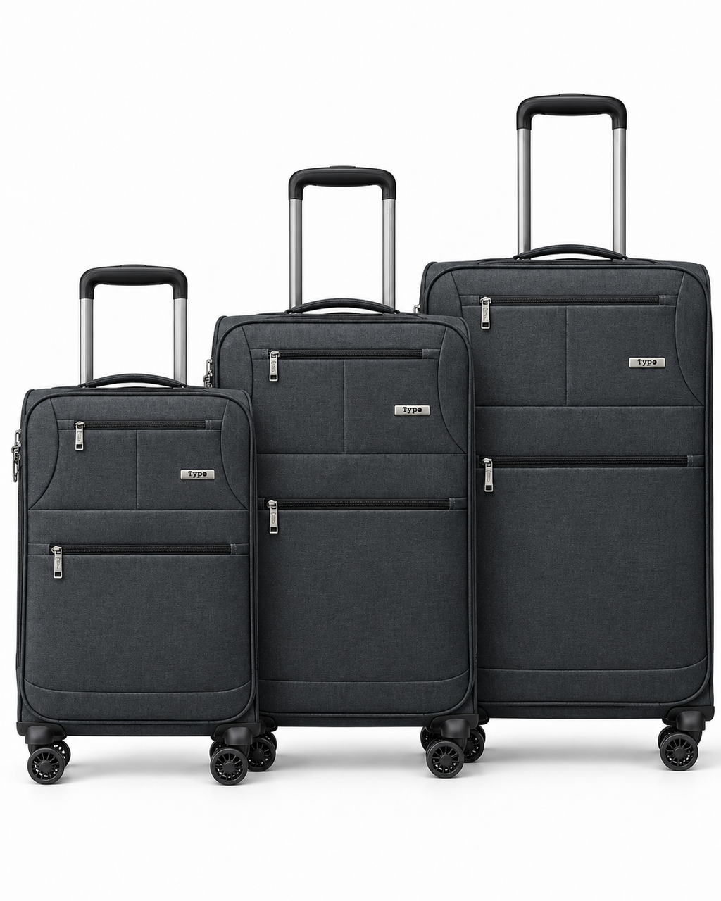 Fabric Luggage Set 3 Pieces