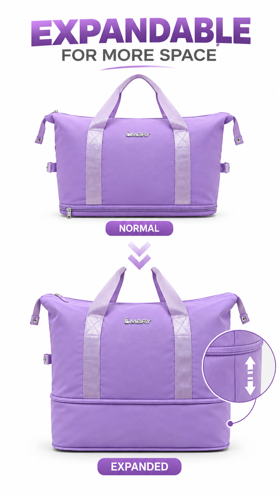 Expandable Multipurpose Travel Bag