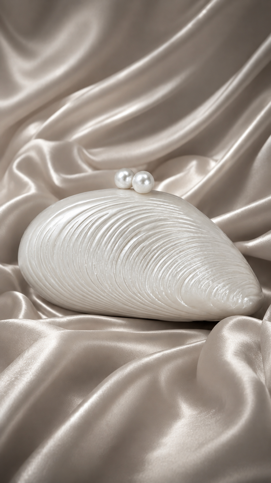 Women's Pearl Clutch Bag