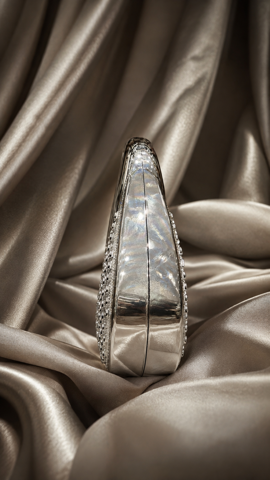 Women's Luxury Crystal Rhinestone Evening Clutch Bag