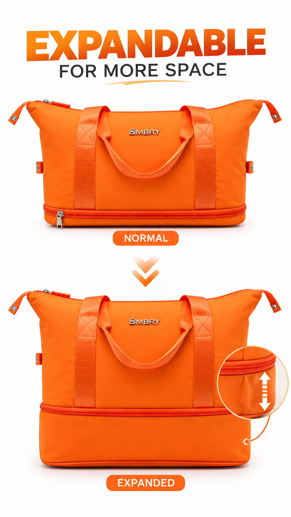 Expandable Multipurpose Travel Bag