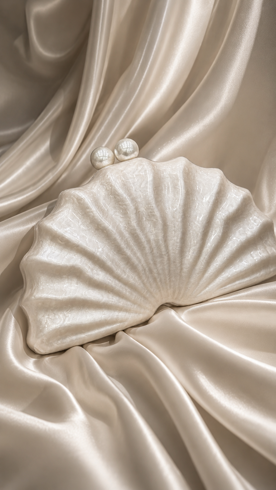 Women's Pearl Clutch Bag