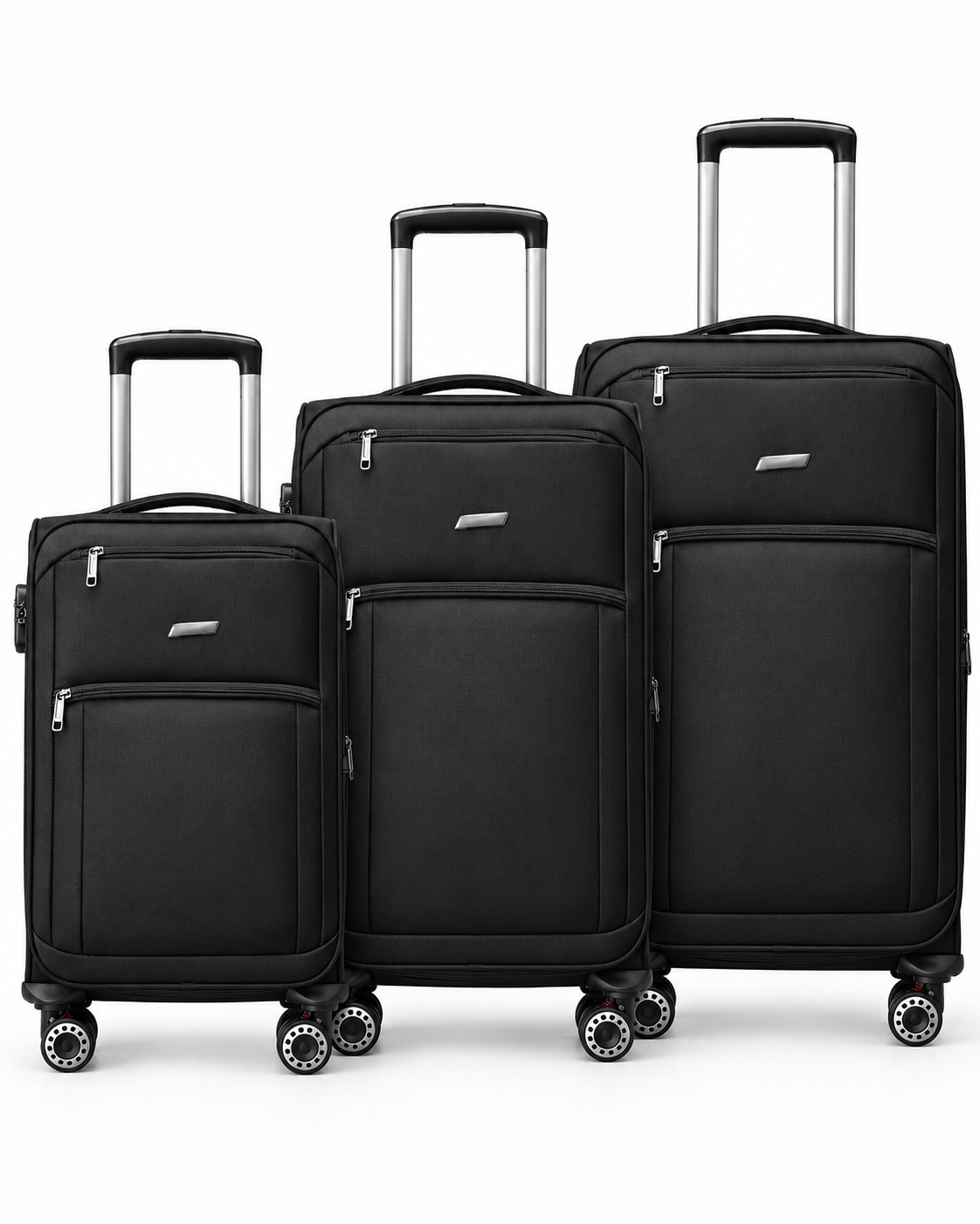 3Pcs Soft Luggage Set