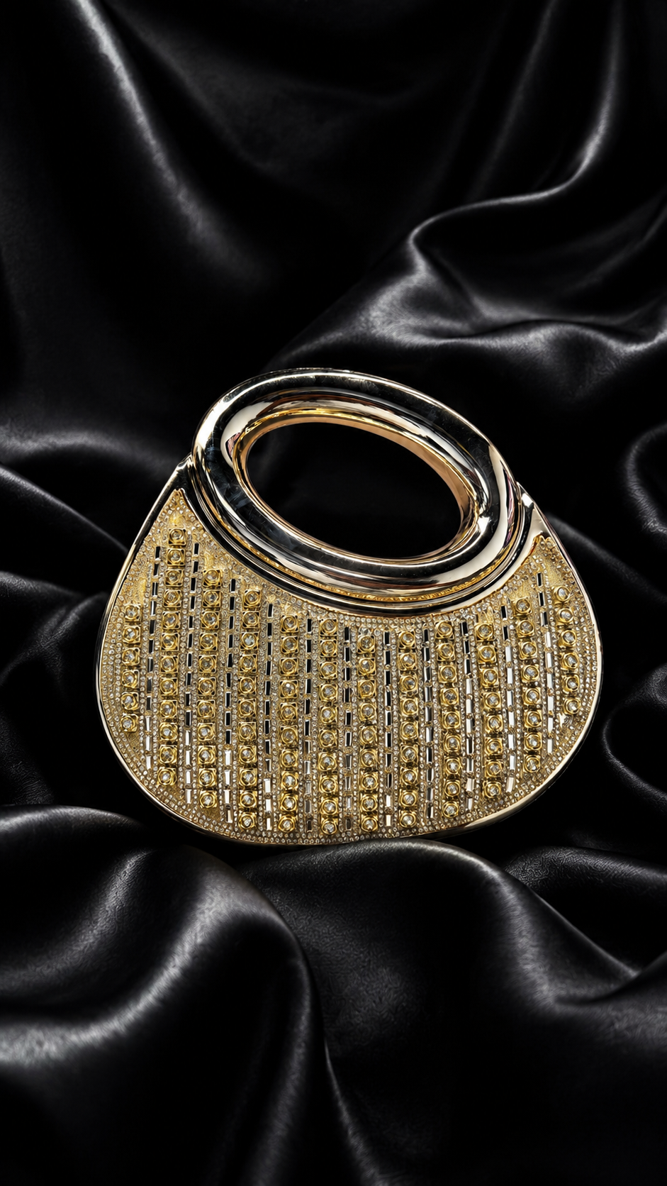 Women's Luxury Crystal Rhinestone Evening Clutch Bag
