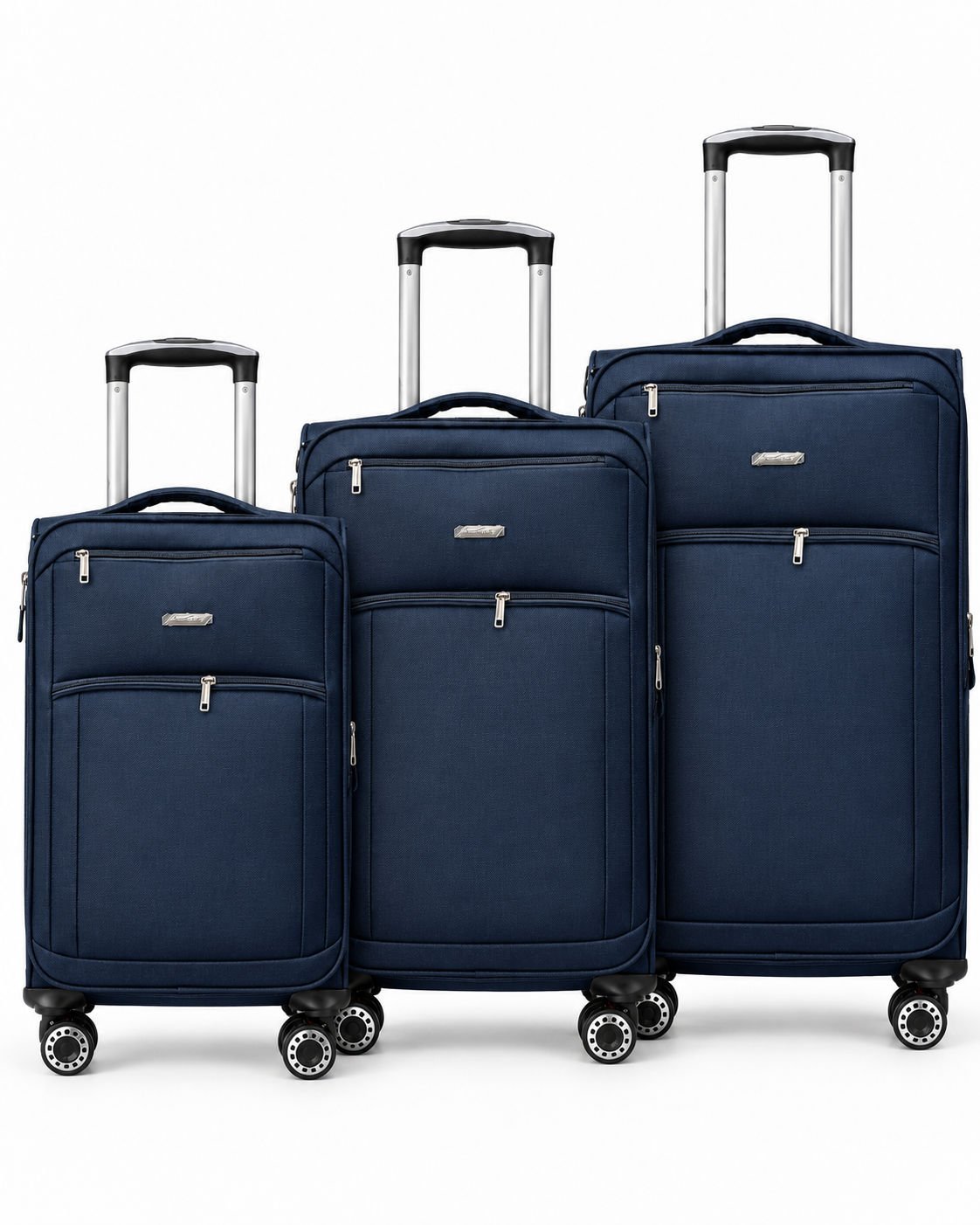 3Pcs Soft Luggage Set