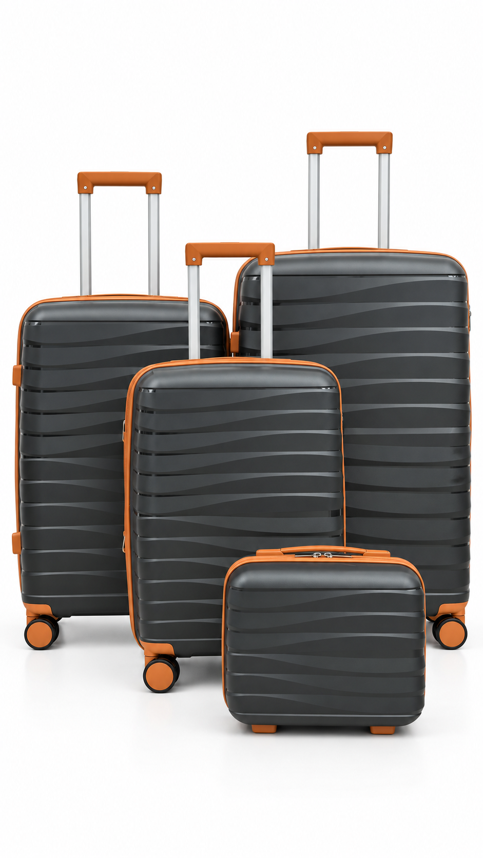 Luggage Set with Makeup Case
