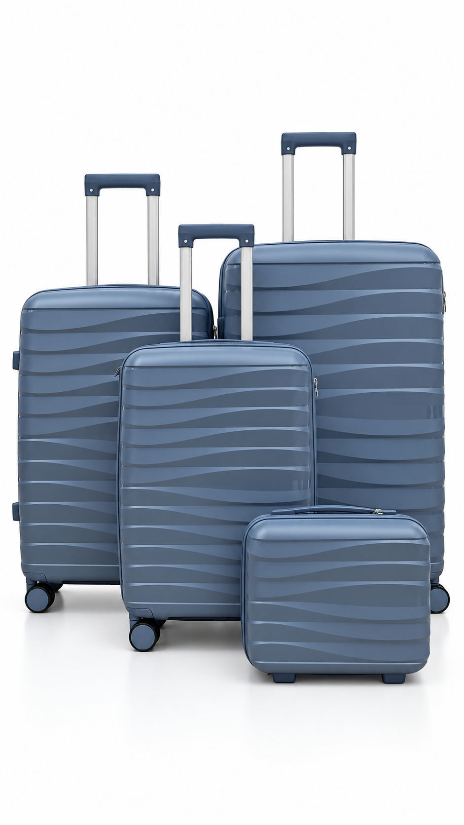 Luggage Set with Makeup Case