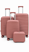 Luggage Set with Makeup Case