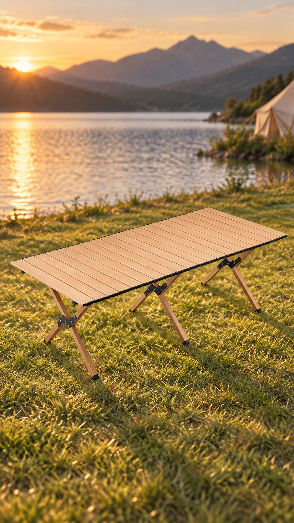 Simple and Portable Carbon Steel Egg Roll Table