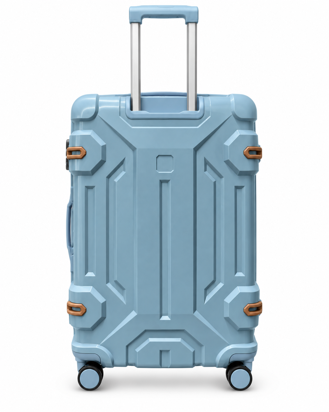 3 Piece Semi-Flexible Silicone Hard-Shell Luggage Set